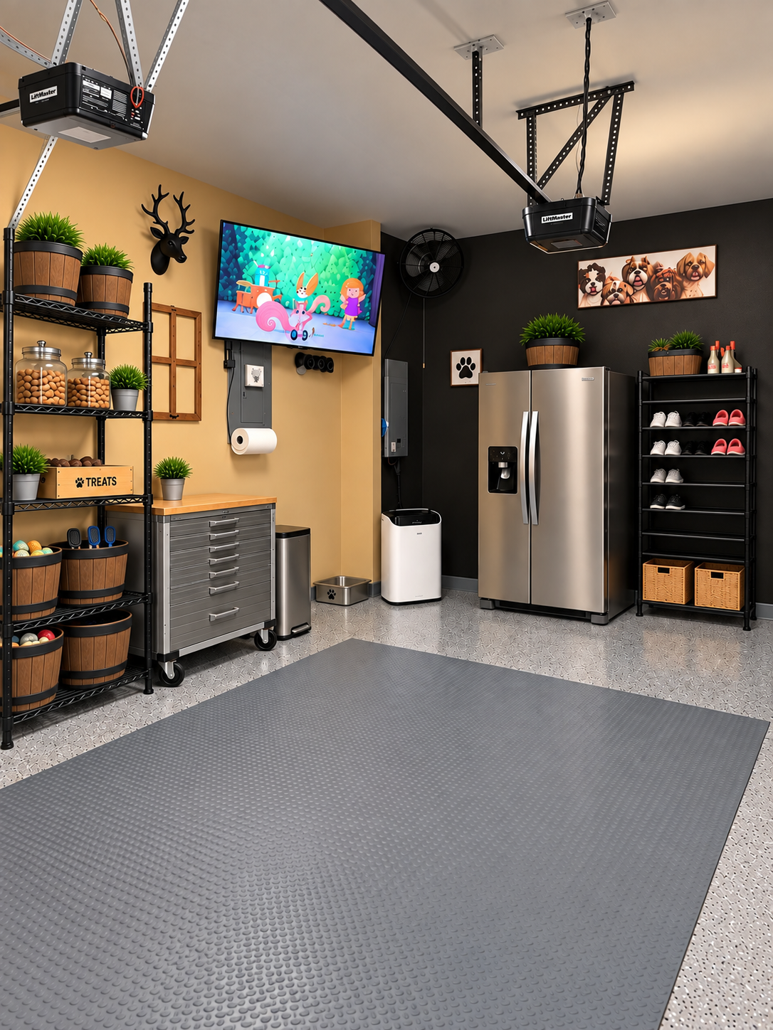 Clean and comfortable Grand Pines pet care room